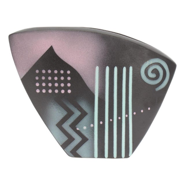 John Bergen 1992 Postmodern Ceramic Vase For Sale