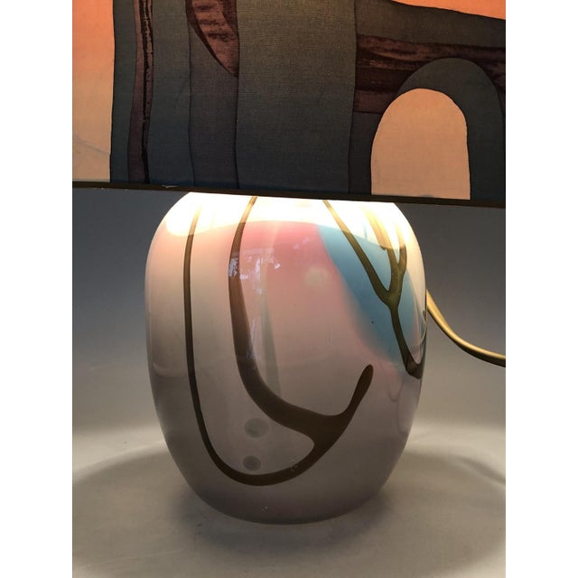 Postmodern Vintage Table Lamp by Claude Morin, 1980 For Sale - Image 3 of 14