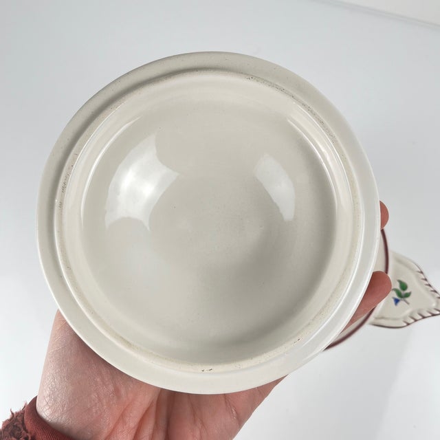 Vintage Streetlight Bowl with Handle from KG Lunéville, 1950s For Sale - Image 9 of 10