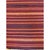 1950s Multicolor Ground Stripe Modern Turkish Kilim Flatweave Small Rug For Sale - Image 4 of 5