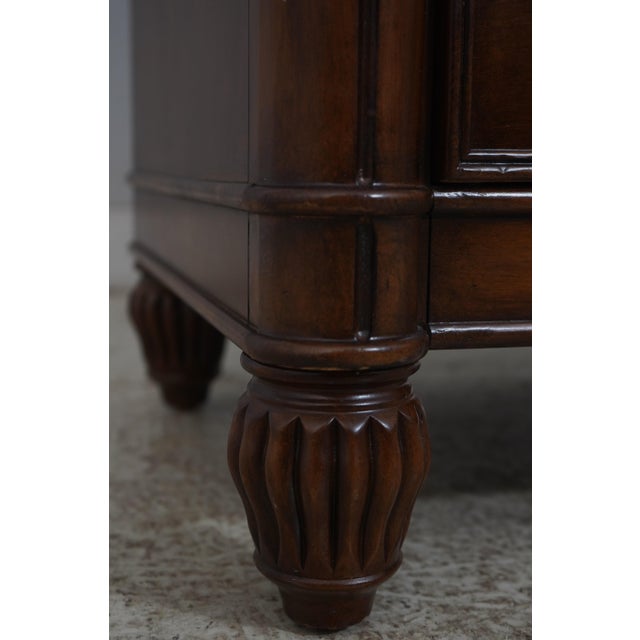 1990s Cherry 2 Piece Bedroom Armoire or Tv Cabinet For Sale - Image 10 of 15