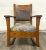 This is a beautiful antique Mission Oak Arts and Crafts Rocker or Rocking Chair by Chittenden & Eastman Co Square Brand....