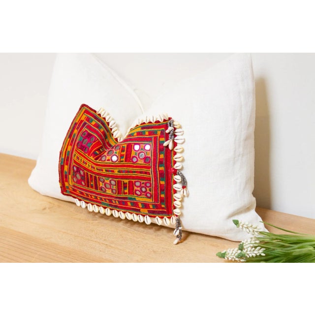 Tribal Haro Himalayas Tribal Antique Linen Pillow For Sale - Image 3 of 7