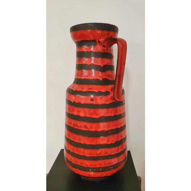 1960s Large Fat Lava Vase, West Germany, 1960s For Sale - Image 5 of 7