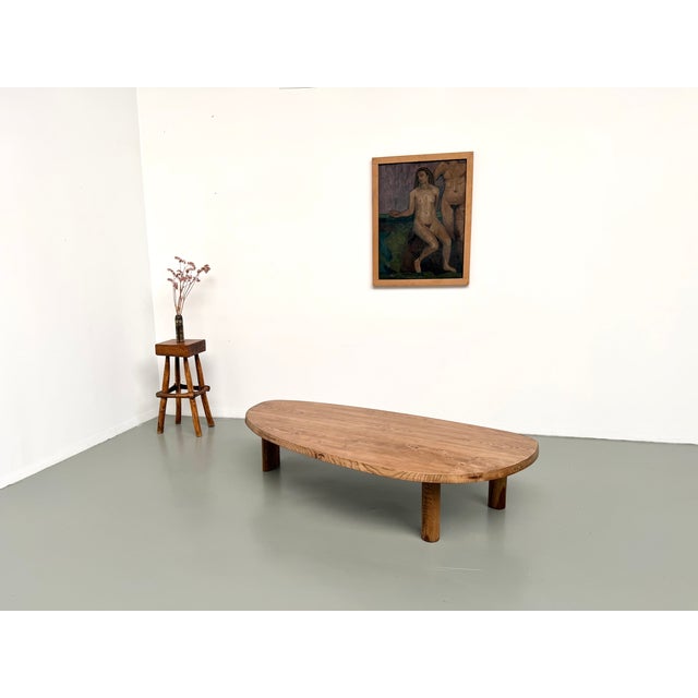 Freeform Coffee Table in Oak, 1950s For Sale - Image 13 of 18
