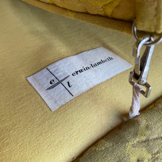 Mid Century Modern Erwin-Lambeth Brass Legged Sofa For Sale In Cleveland - Image 6 of 13