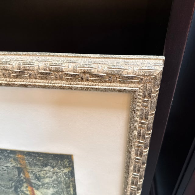 Off-white Abstract Expressionistic Etching, Signed For Sale - Image 8 of 12