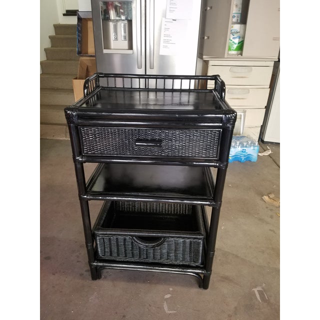 Vintage Rattan Bathroom Chairish