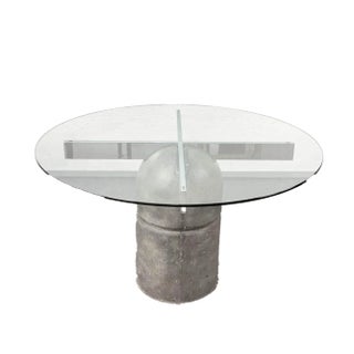 Mid-Century Paracarro Dining Table & Chairs by Giovanni Offredi for Saporiti, 1973, Set of 5 For Sale