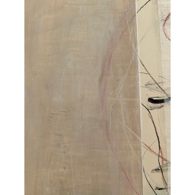 Abstract Safety Two Abstract Mixed-Media Painting For Sale - Image 3 of 7