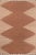 Nakul Thar Terra Cotta 3'6" X 5'6" Area Rug For Sale