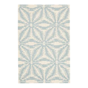 Dash & Albert by Annie Selke Aster Sky Micro Hooked Wool Rug, 2' x 3'