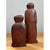 Coffee Vintage Abstract Carved Wood Figures - Set of Two For Sale - Image 8 of 12