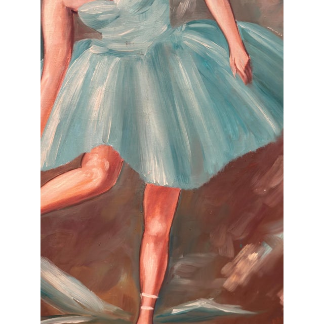 Leif Alring, Ballerina, 1960s, Oil on Canvas, Framed For Sale - Image 8 of 17