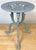 Off-white Pair Aesthetic Movement Cast Iron Garden Tabourets / Tables Possibly J.W. Fiske For Sale - Image 8 of 14