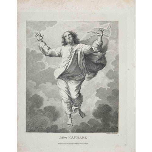Thomas Holloway, Portrait After Raphael, Etching, 1810 For Sale