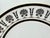 Italian 1980s Richard Ginori Ercolana Blak Dinner Plates 10 3/8" Italy - Set of 6 For Sale - Image 3 of 5
