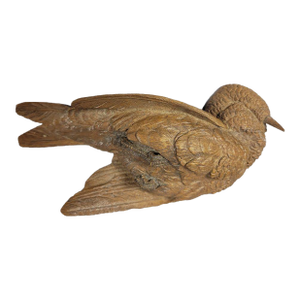 E Lynn Forehand Small Bird Carving Sculpture Figurine
