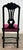 Traditional Antique Empire Black and Pink Velvet Side Dining Chairs Set of 6 For Sale - Image 3 of 6