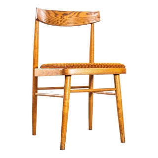 Vintage Oak and Ash Dining Chair, 1950s For Sale
