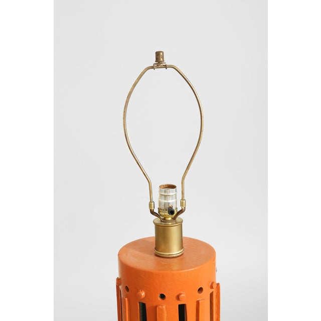 Mid-Century Modern Brutalist Table Lamp For Sale - Image 3 of 6