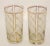 Culver Ltd. Vintage Art Deco Culver Gold Striped Set of 2 High Ball Tumblers For Sale - Image 4 of 13