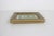 Brass Vintage Miniature Hunting Painting in Persian Khatam Picture Frame With Bone, Wood and Brass Inlay, Table Top Easel Inlaid For Sale - Image 8 of 12