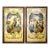 Paintings Leopard & Cheetah - Extra Large Trompe l'Oeil Pair For Sale