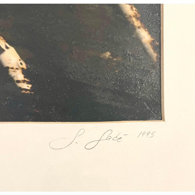 Shuli Sade, Israeli Contemporary Art Photograph, Architecture with Hand Painting Shul Sade, 1995 For Sale - Image 4 of 10