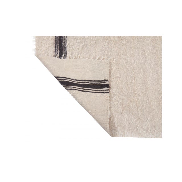 1960s Vintage Decorative Turkish Blanket Kilim Rug - 4`0 X 6'1 For Sale - Image 5 of 6