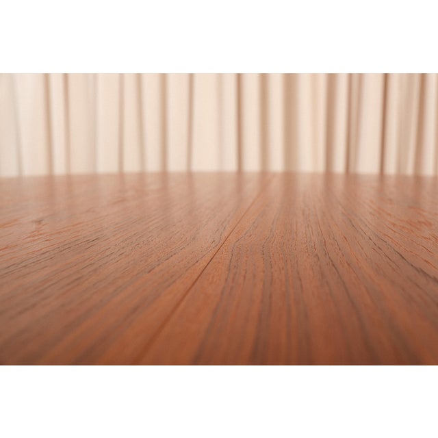 1960s Laurits M. Larsen Extendable Teak Dining Table Danish Modern Møbelfabrik a/S For Sale - Image 11 of 13