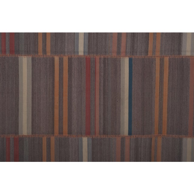 Textile Decorative Oversized Turkish Kilim Rug 9' X 10'3'' For Sale - Image 7 of 10