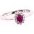 Antique White 14 Karat White Gold and Ruby Ring Surrounded by Diamonds For Sale - Image 8 of 8