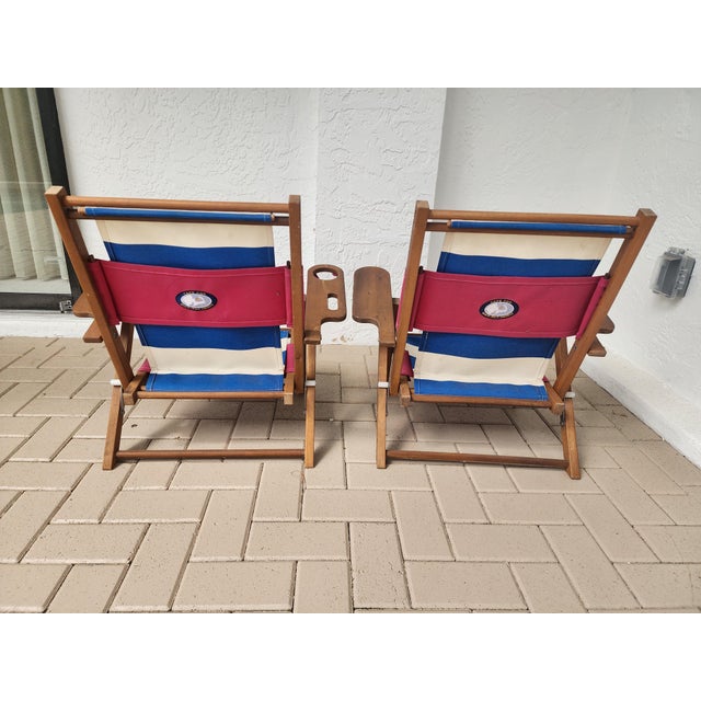 Vintage Cape Cod Children’s Beach Chairs Charming vintage Cape Cod–style children’s beach chairs with an unmistakable New...