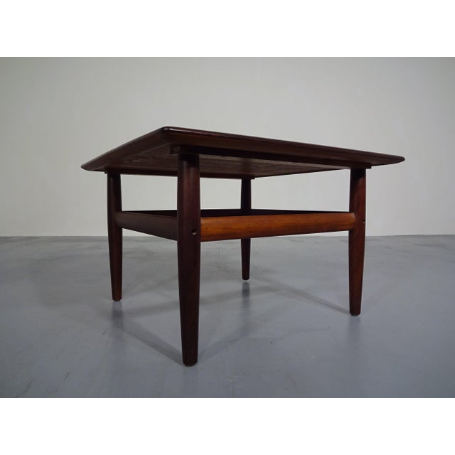 Grete Jalk Rosewood Coffee Table by Grete Jalk for Glostrup, Denmark, 1960s For Sale - Image 4 of 14