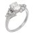 1950s Mid-Century Gia 1.08 Carat Old Mine Cut Diamond Platinum Engagement Ring, Size 5.75 For Sale
