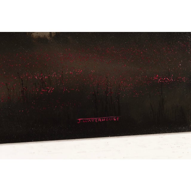 John Waterhouse a Time to Treasure Signed Contemporary Realism Oil Painting For Sale - Image 4 of 9