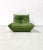 Togo Lounge Chair in Green Leather attributed to Michel Ducaroy for Ligne Roset For Sale - Image 12 of 12