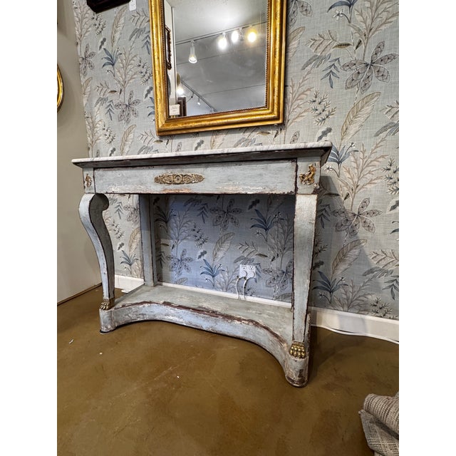 Early 19th Century 19th Century Swedish-Style Console For Sale - Image 5 of 13