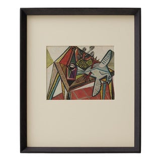 Pablo Picasso, Editions du Chêne Composition, 1943, Color Photograph, Framed For Sale