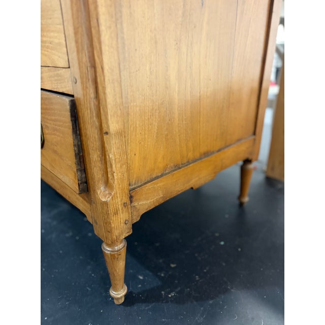Brown 19th Century French Louis XVI Style Three Drawer Chest For Sale - Image 8 of 13
