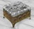 Vintage Rococo Gold Filigree & Scalloped Glass Vanity Trinket Box For Sale - Image 4 of 10
