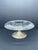 1930s Vintage Hawkes Floral Etched Crystal Sterling Silver Compote For Sale - Image 5 of 7