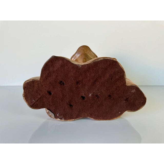 Vintage Art Hand Carved Wood Man Bust - Head Sculpture/ Sold For Sale - Image 11 of 12