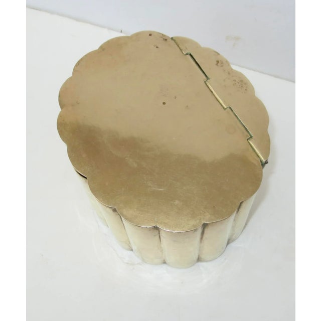 Brass Mid-Century Table Box For Sale In New York - Image 6 of 8