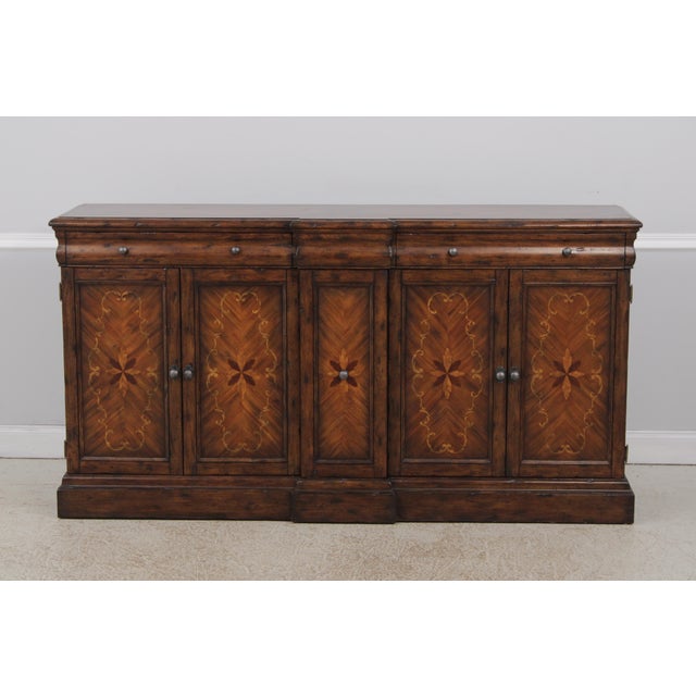 Age: Approx: 20 Years Old Details: Factory Distressed Continental Style Inlaid Doors Un-Marked As To Manufacture...
