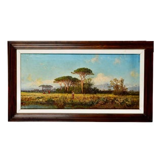Alessandro La Volpe, View of Capri, Bay of Naples, 1889, Oil on Canvas For Sale