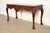 An exceptional Georgian or Chippendale style console table or sofa table By Baker Furniture USA, Circa 1980s Carved...