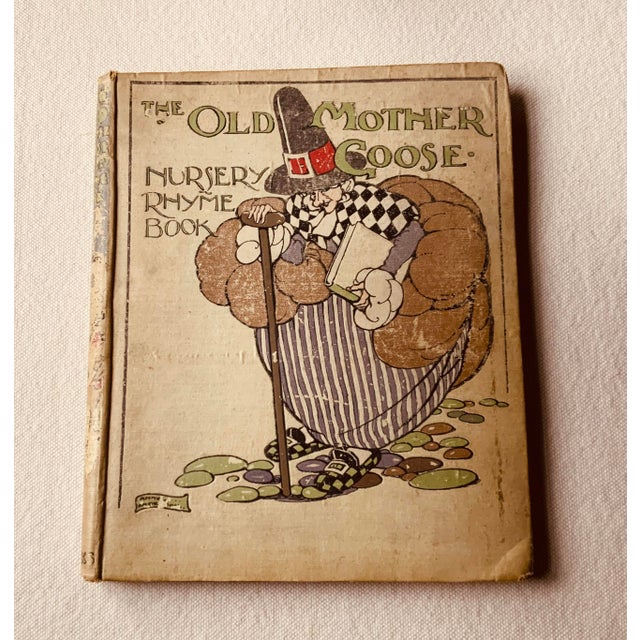 1910s Antique the Old Mother Goose Nursery Rhyme Book For Sale - Image 5 of 16