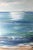 Ocean Modern Blue Painting on Canvas Titled “Island View 1” by Michele Zuzalek For Sale